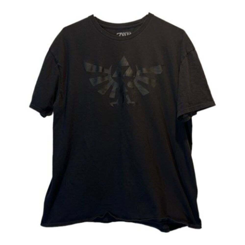 Vintage Zelda Black Graphic Shirt Size 2XL EUC #7205